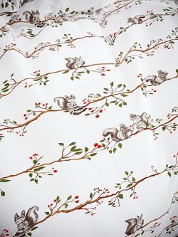 Наволочка комплект 2шт перкаль Сказка "Белки" 40x60 см на молнии