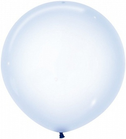 S 24'' Макарунс Хрустально голубой (339) кристалл 60 см.