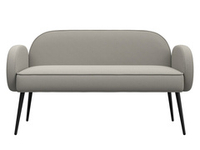 Диван прямой Лига-086 РОГОЖКА Амур 02 бежевый