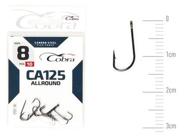 Крючки Cobra ALLROUND CA125  №8, 10 шт.