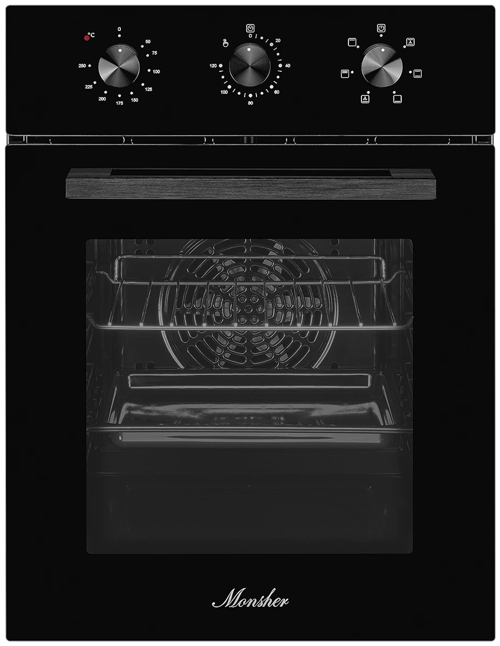 Встраиваемый электрический духовой шкаф Monsher MOE 4563 Noir