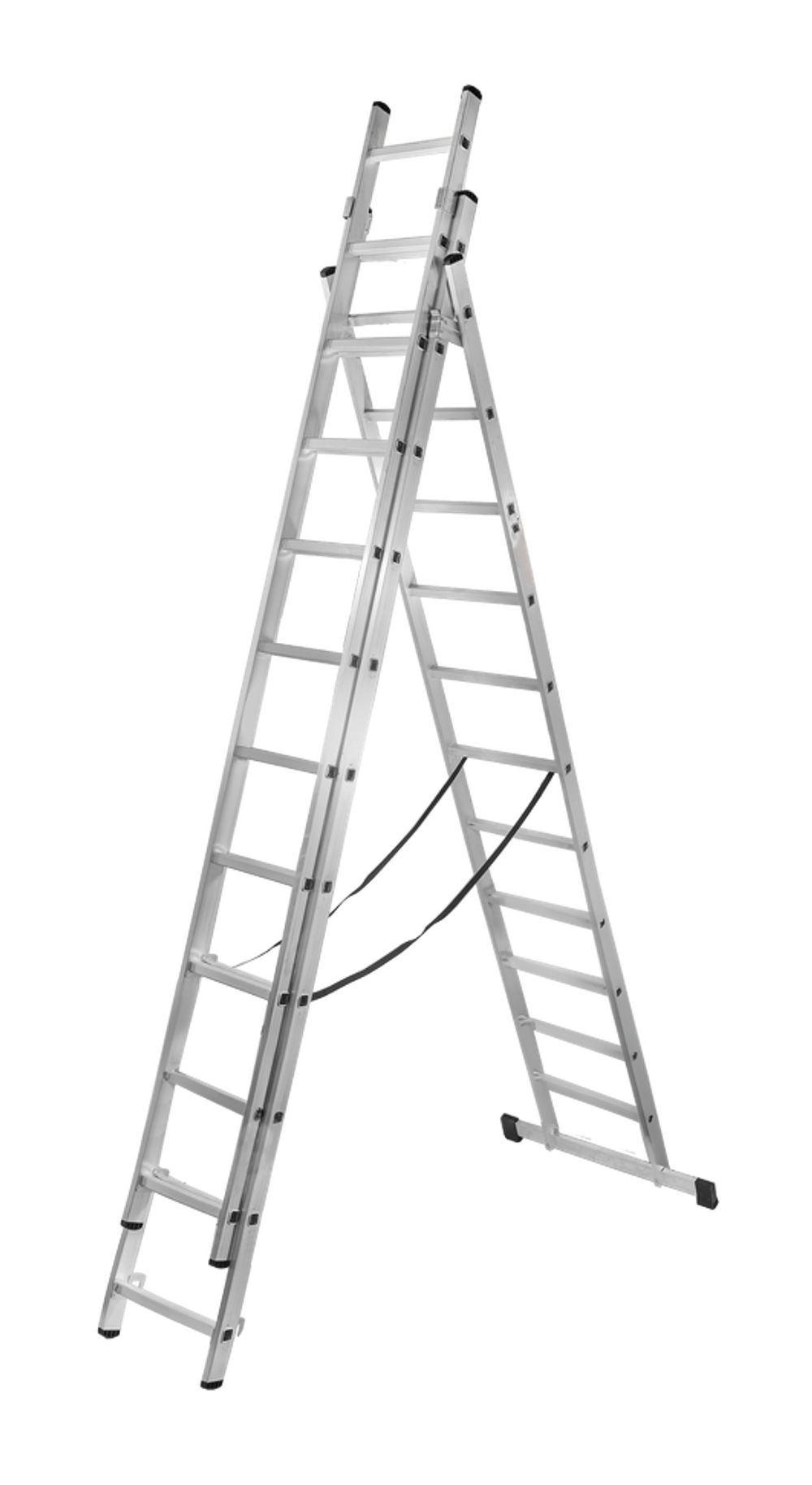 Лестница алюминиевая трехсекционная ВИХРЬ ЛА 3х12
