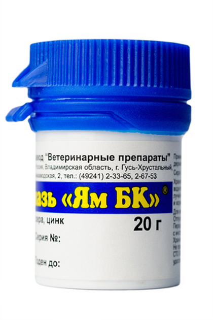 Мазь "Ям БК" От грибковых заболеваний и экзем, 20 г