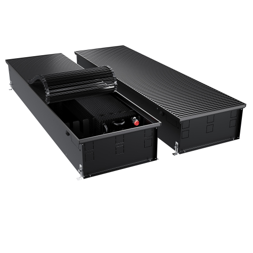 Конвектор внутрипольный Royal Thermo ATRIUM TURBO-190/400/1200-DG-U-BL