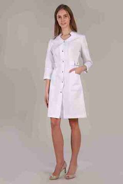 Халат женский М-064 (элит-145/белый)