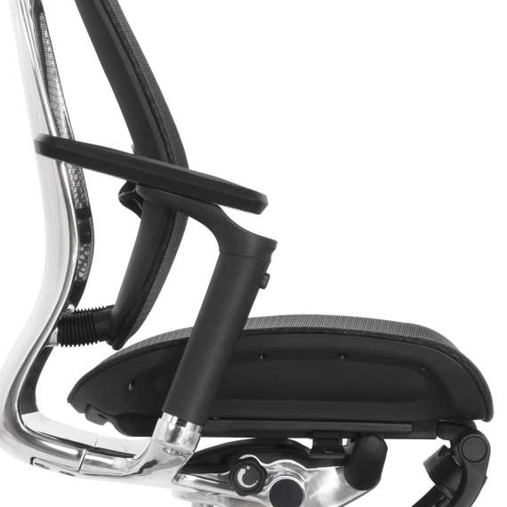 Кресло EXPERT 2 SPRING RSPM 01 (сидение MAX с поднож, подлокотн 6D(360), сетка чёрн/каркас чёрн)