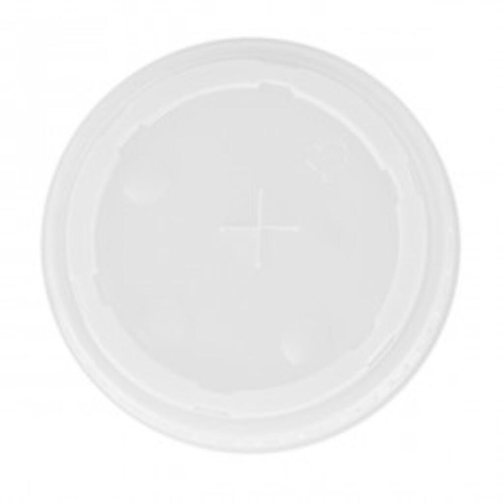 Крышка для стаканов арт. 81210253, 8,4 см, прозрачная, PS, 100 шт