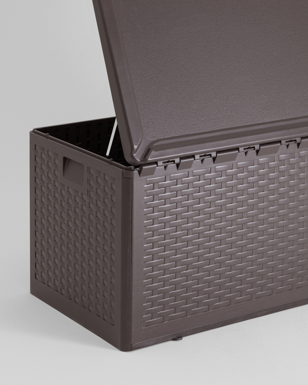 Стол-сундук Кейт пластик 110*55 см 276 л коричневый