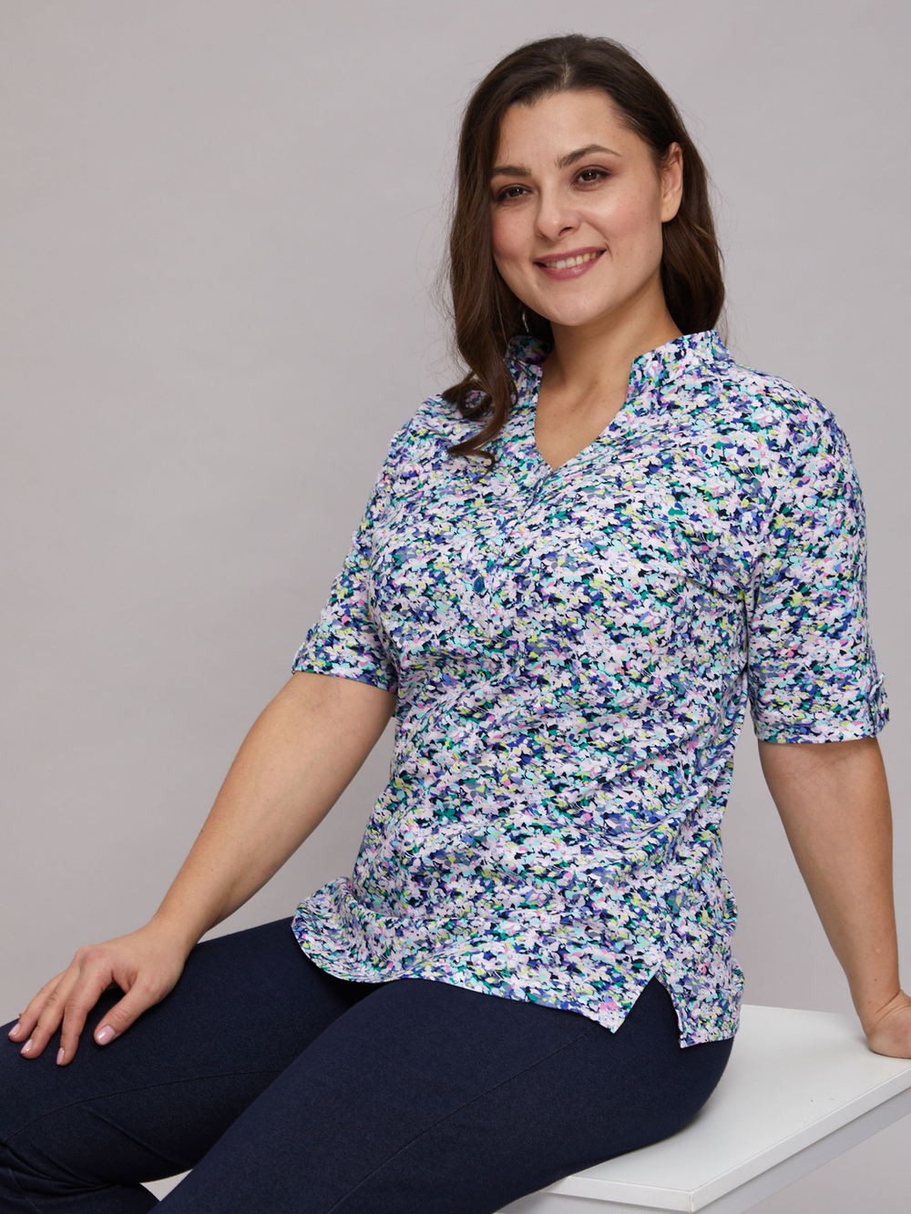 Блузка БЛ-122/акварель