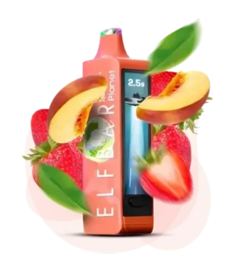 Elf Bar Planet 25000 - Strawberry Peach (5% nic)