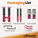 MaXpeedingrods Street Coilovers подходит для автомобиля Honda Civic Si 2014-15 Fully Adjustable