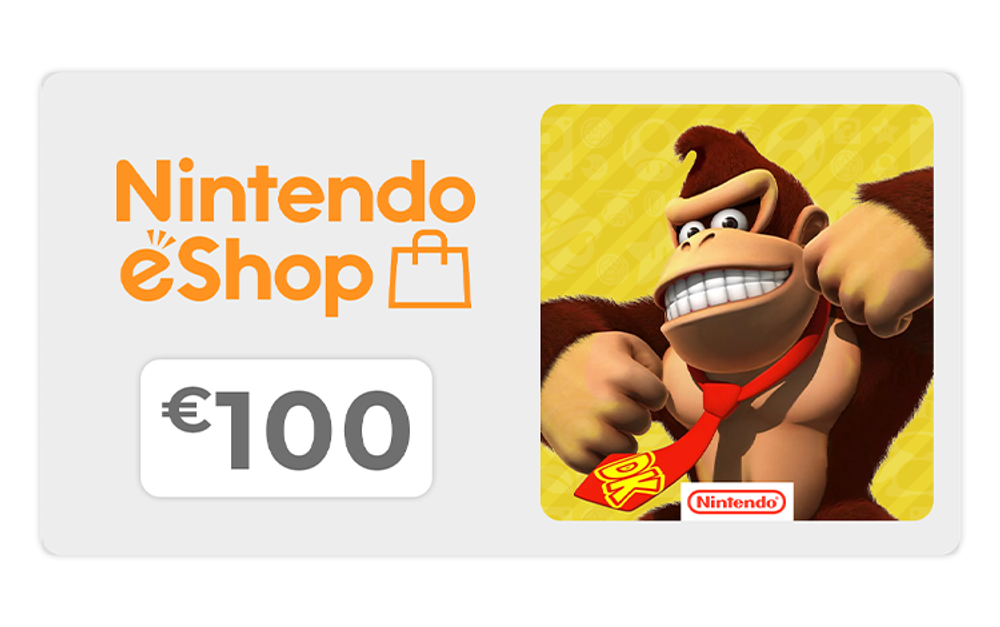 Карта оплаты Nintendo eShop 100 EUR [Цифровая версия]