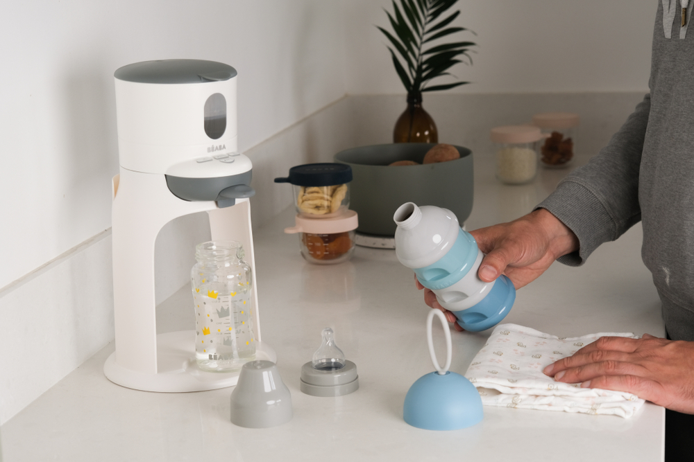 Контейнер для сухой смеси BEABA голубой