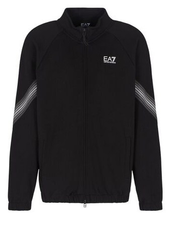 Мужская теннисная кофта EA7 Man Jersey - black beauty