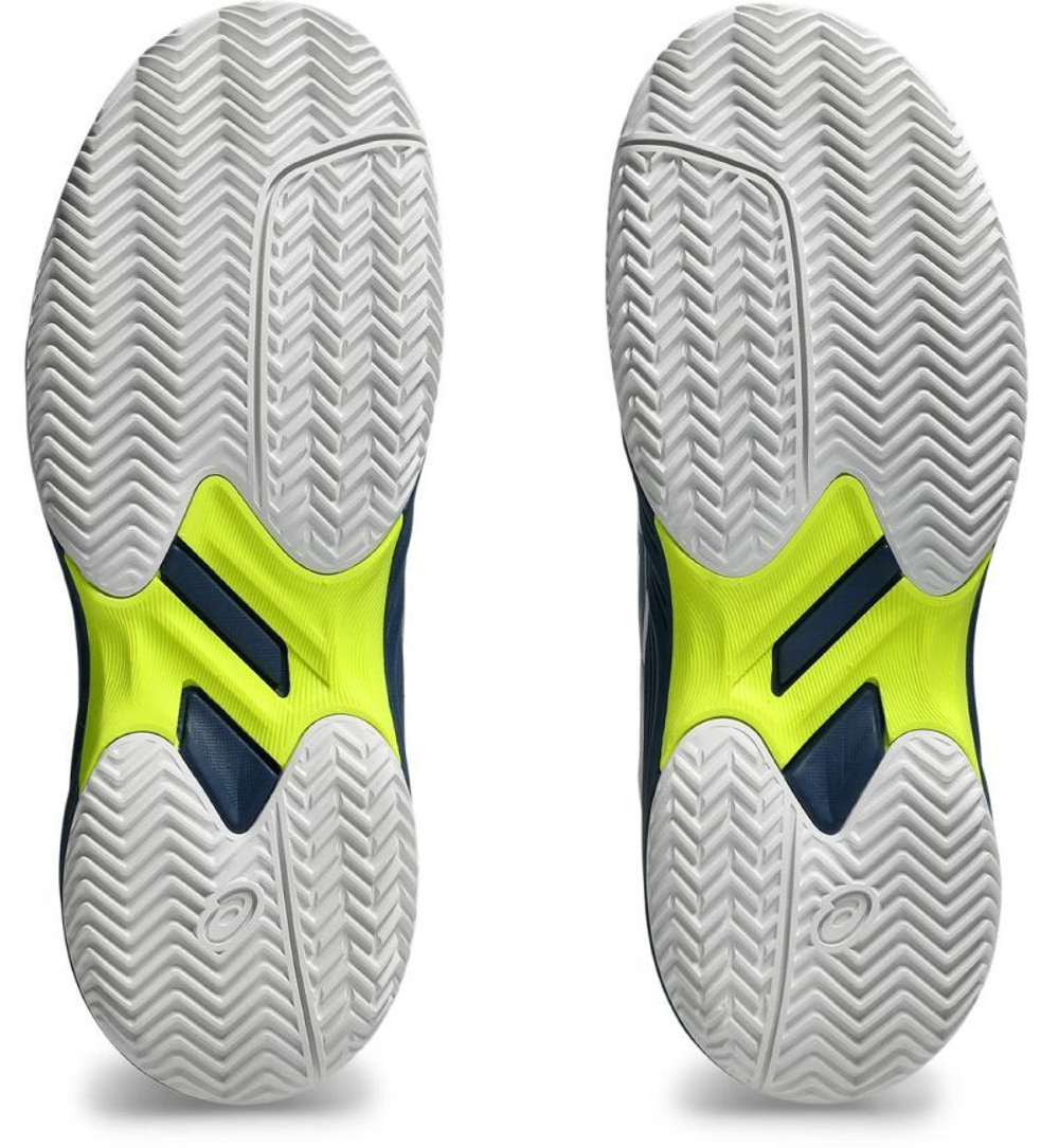 детские Кроссовки теннисные Asics Gel-Game 9 GS Clay/OC - white/mako blue