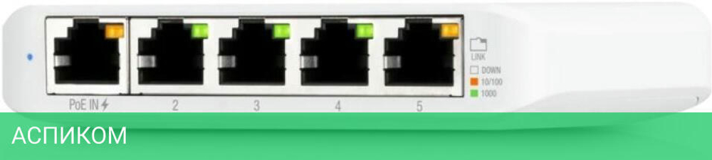 Коммутатор Ubiquiti UniFi Switch Flex Mini (USW-Flex-Mini)