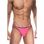 Мужские трусы слипы розовые с чепрно-белым Cosmos Colors CTB10PN