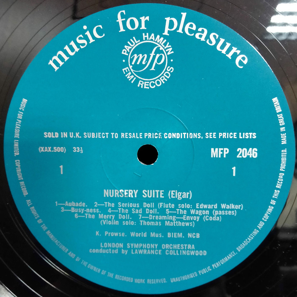 Elgar / Nursery Suite (LP)