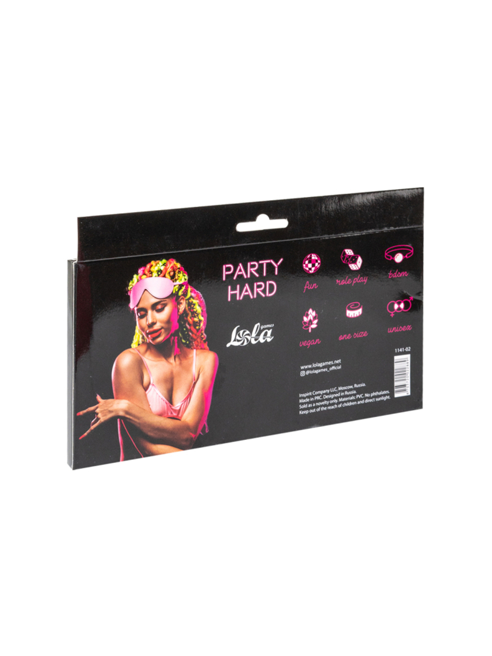 Маска Party Hard Shy Pink