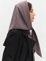 Косынка плотная замшевая