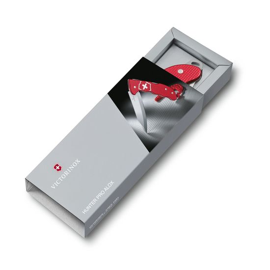 Складной нож Victorinox 0.9415.20 Hunter Pro Alox c клинком из стали 1.4116 Krupp (X50CrMoV15) рукоять алюминиевый сплав Alox