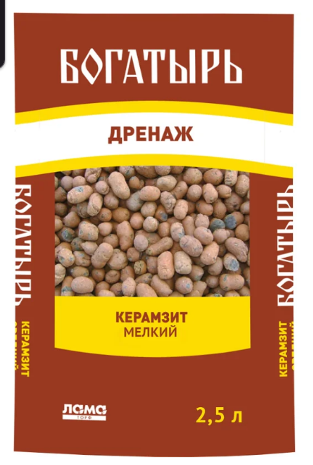 Дренаж Богатырь Керамзит мелкий 2.5 л