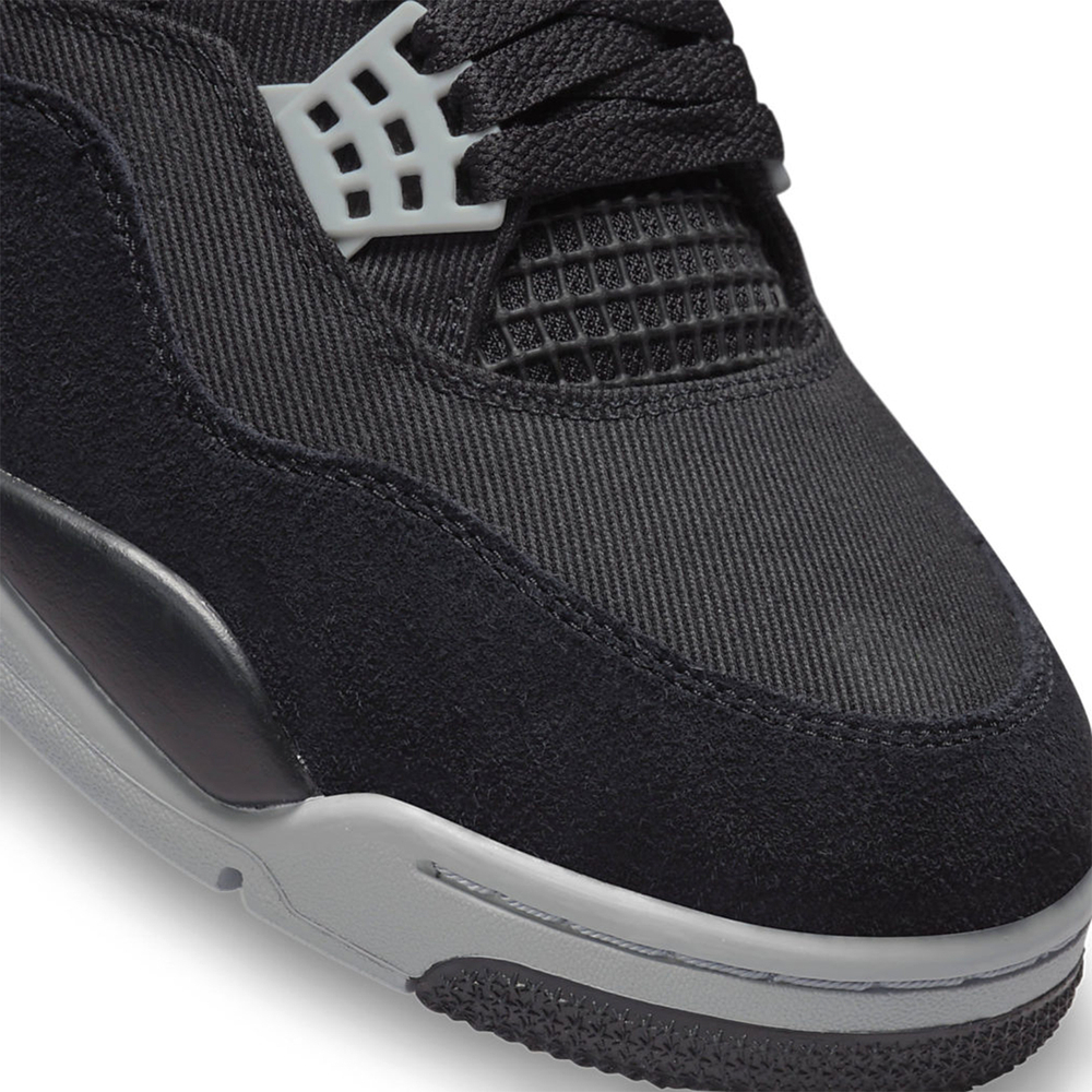 AIR JORDAN 4 RETRO SE BLACK CANVAS