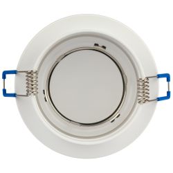 Встраиваемый светильник декоративный ЭРА DK99 WH MR16 GU5.3 белый