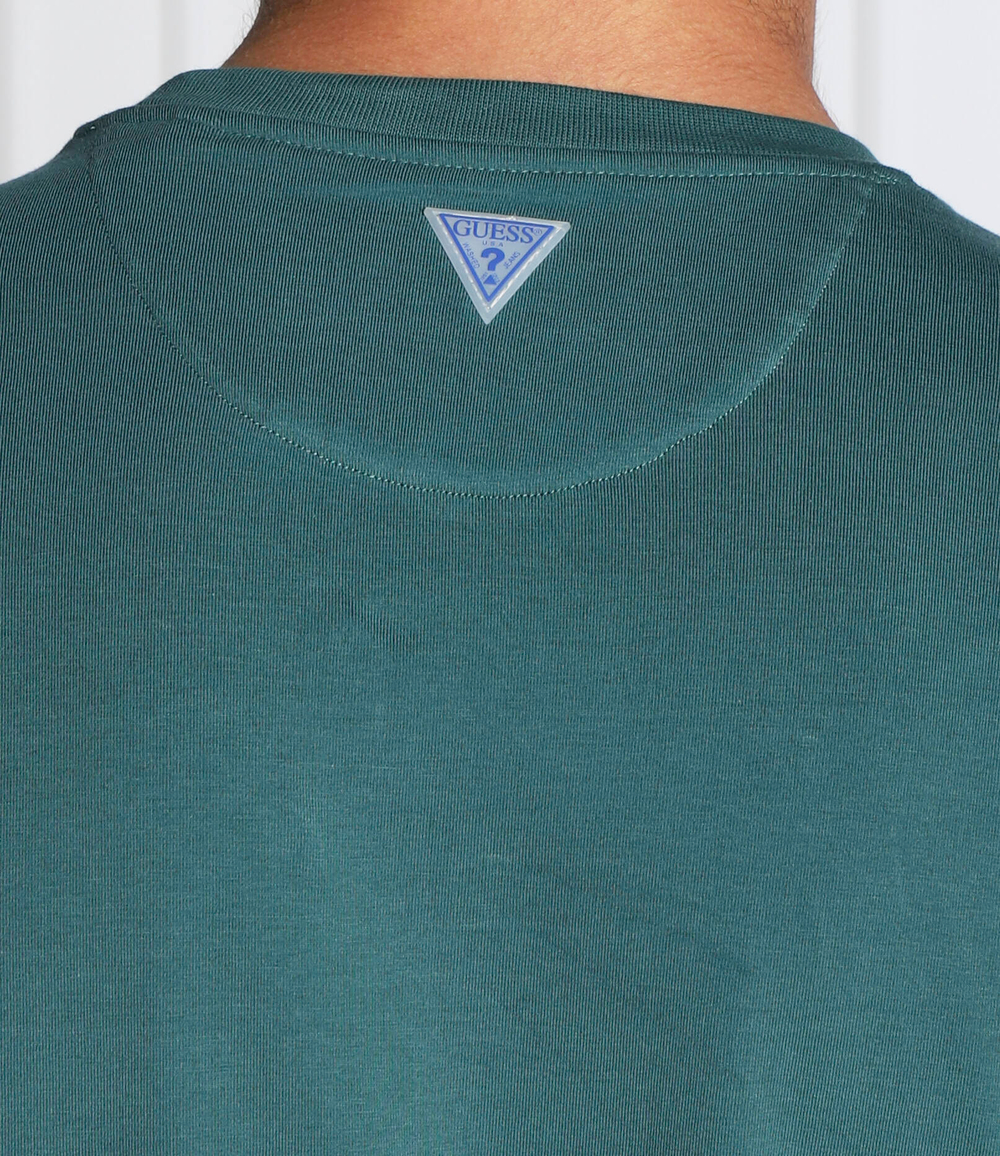 футболка gareth GUESS ACTIVE - темно-зеленый(Z2YI09 J1311)