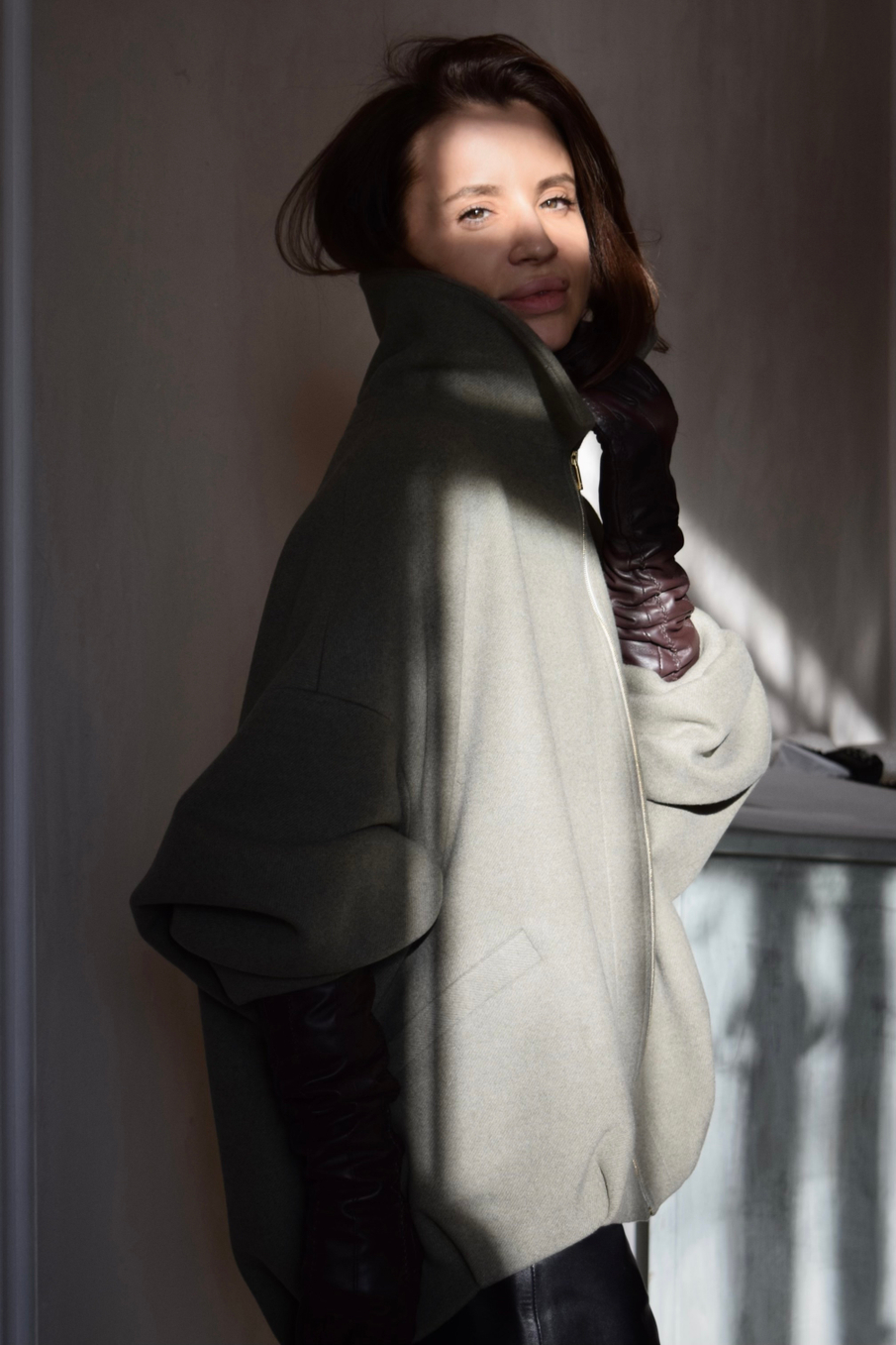 Bomber Saffron Бомбер-пальто из кашемира