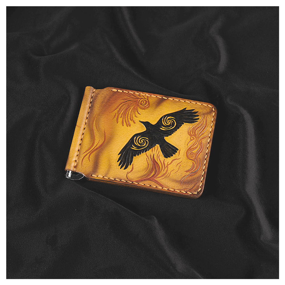 Зажим для денег «Ворон»