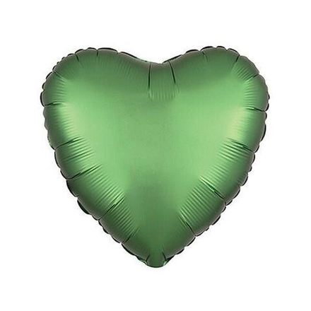 СЕРДЦЕ 18" Сатин Emerald