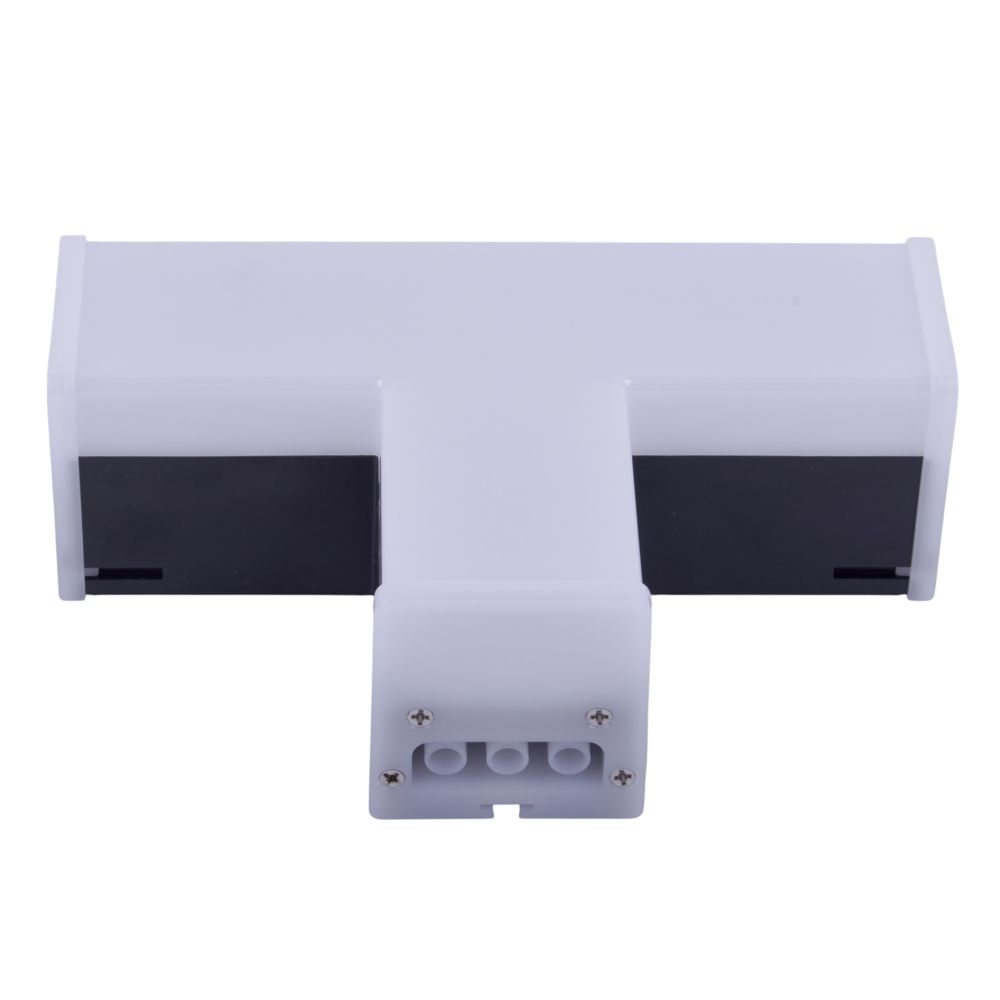 ULO-N11T-10W-6500K IP40 BLACK Светильник светодиодный T-образный. Белый свет 6500K. 2000Лм. Алюминий. Цвет черный. TM Uniel