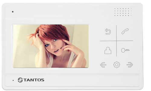 LILU. Монитор видеодомофона цветной, TFT LCD 4,3" 480x272, PAL/NTSC, Hands-Free, 2 панели, до 4-х шт