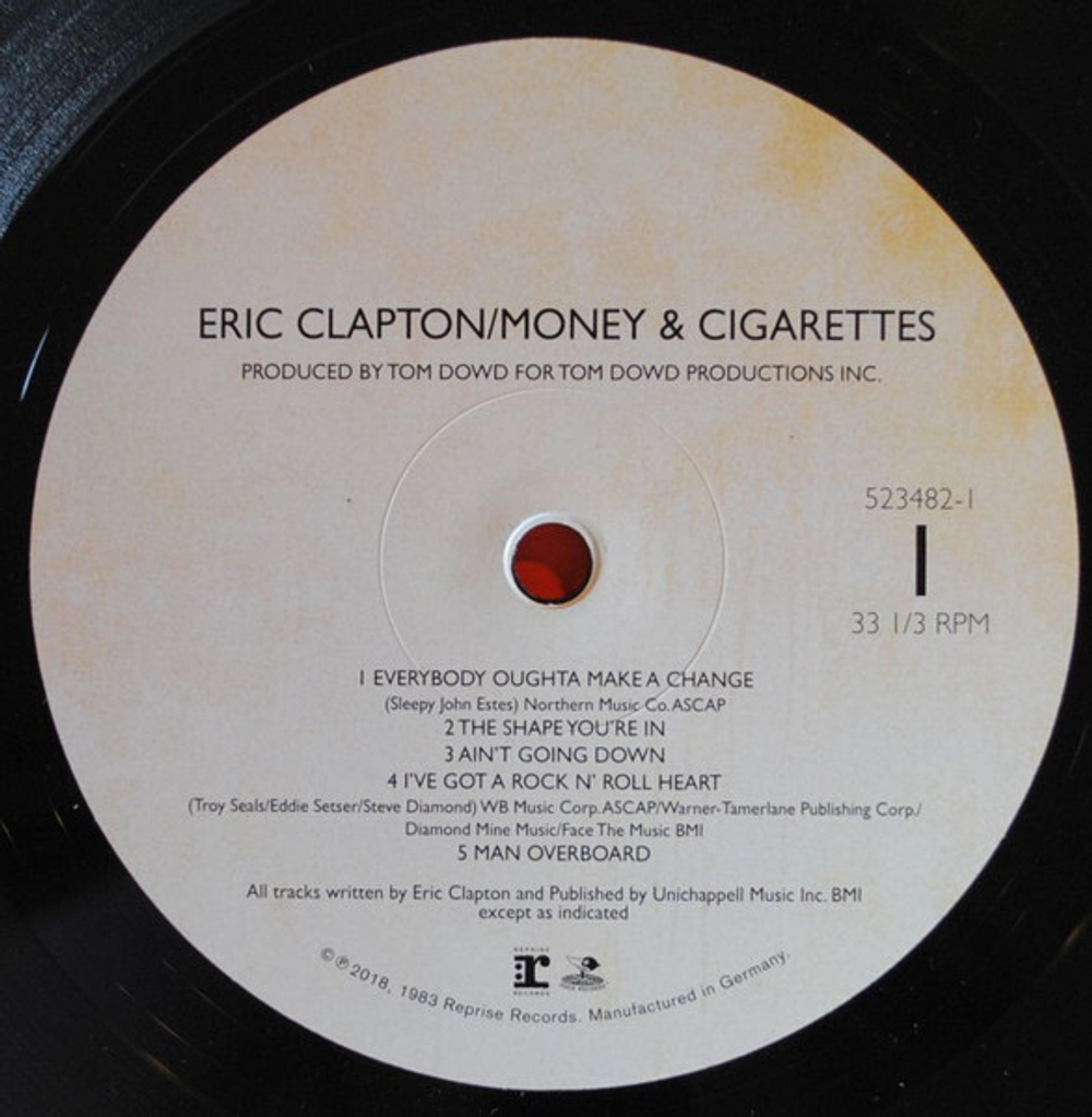 Eric Clapton / Money And Cigarettes (LP)