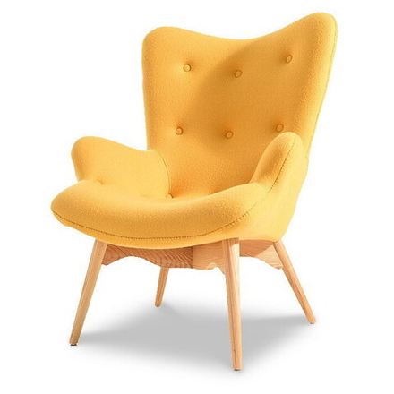 Кресло DC917 yellow-желтое