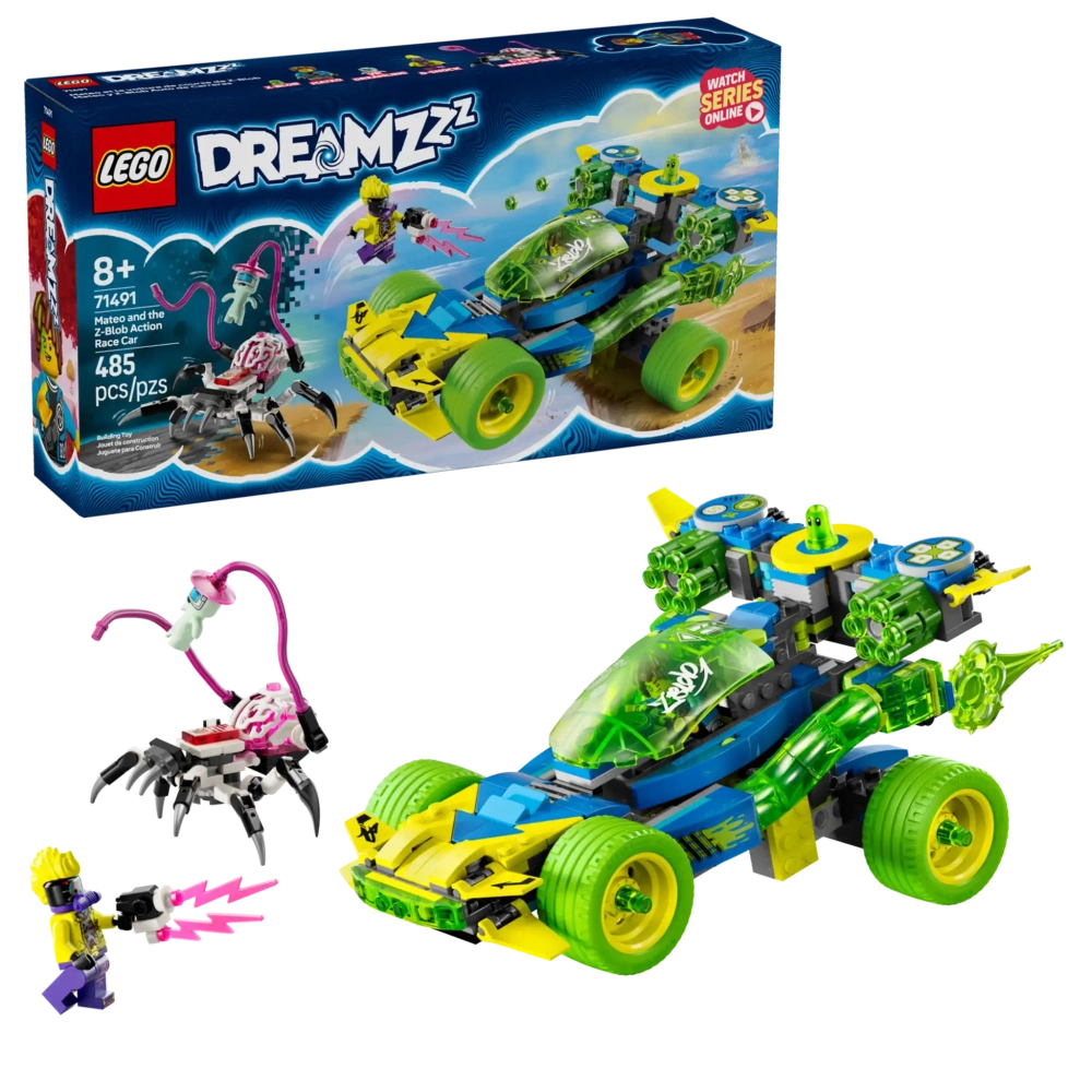 Конструктор LEGO DREAMZzz 71491 Матео и гоночный автомобиль Z-Blob Action