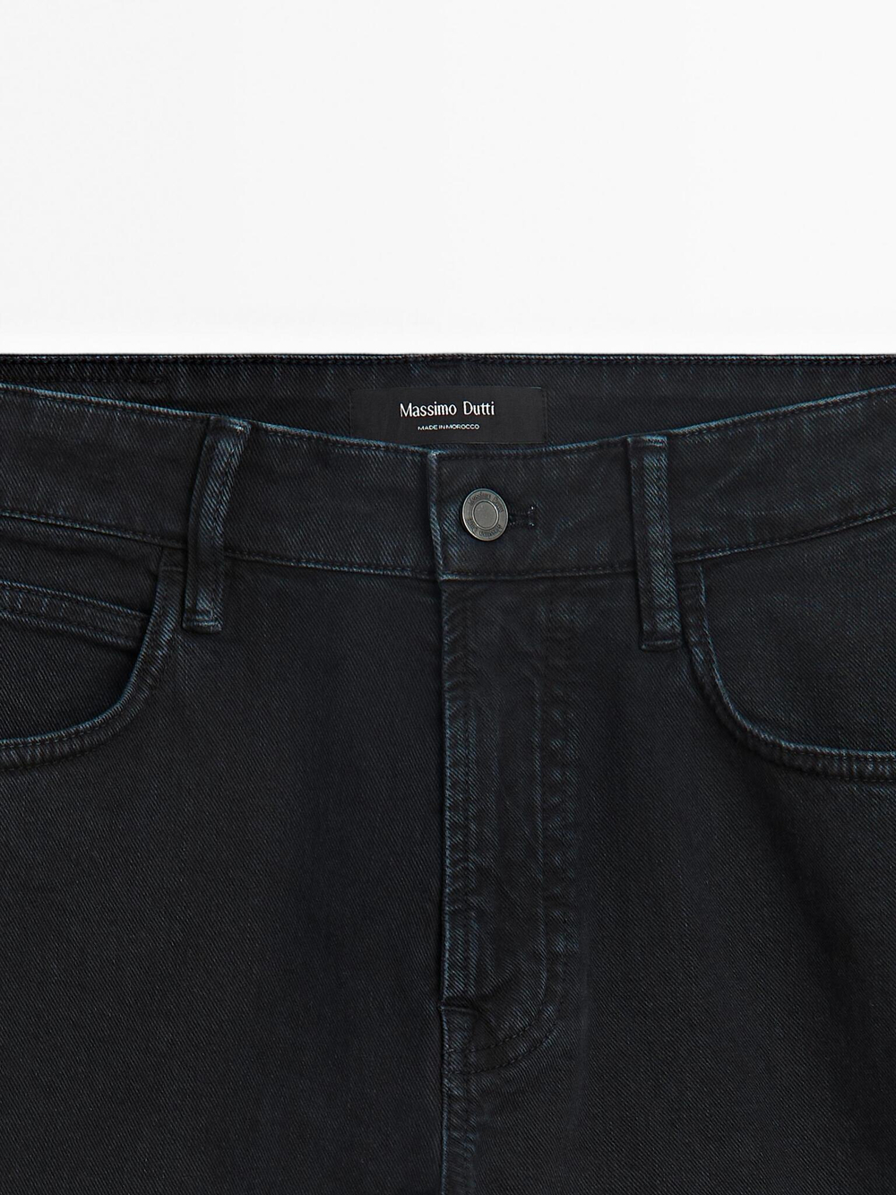 Massimo Dutti Зауженные джинсы, темно-синий