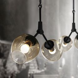 Подвесной светильник ADEL-ONE L1 Cognac Black