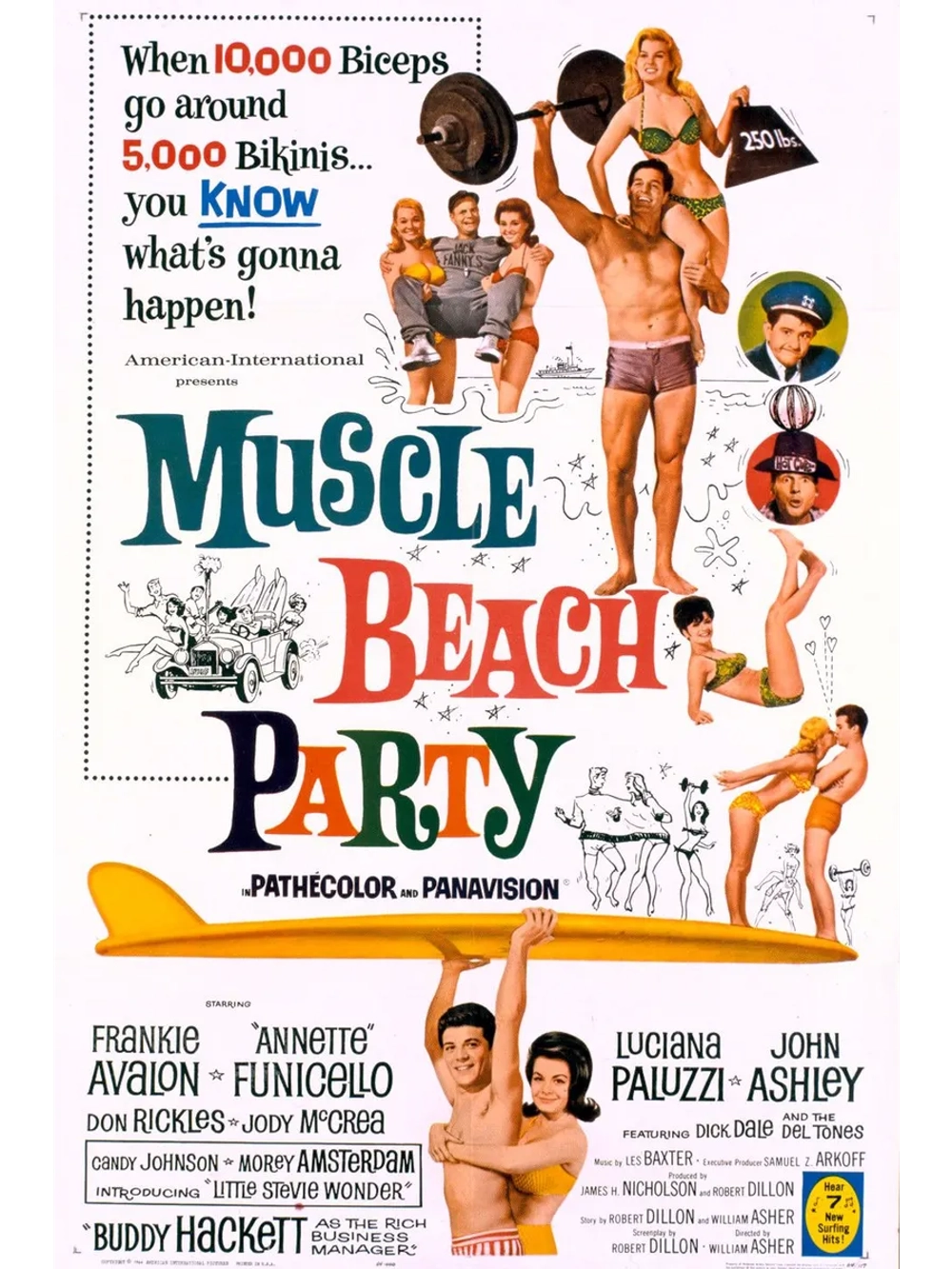 Мускулы на пляже (1964) (DVD-R)