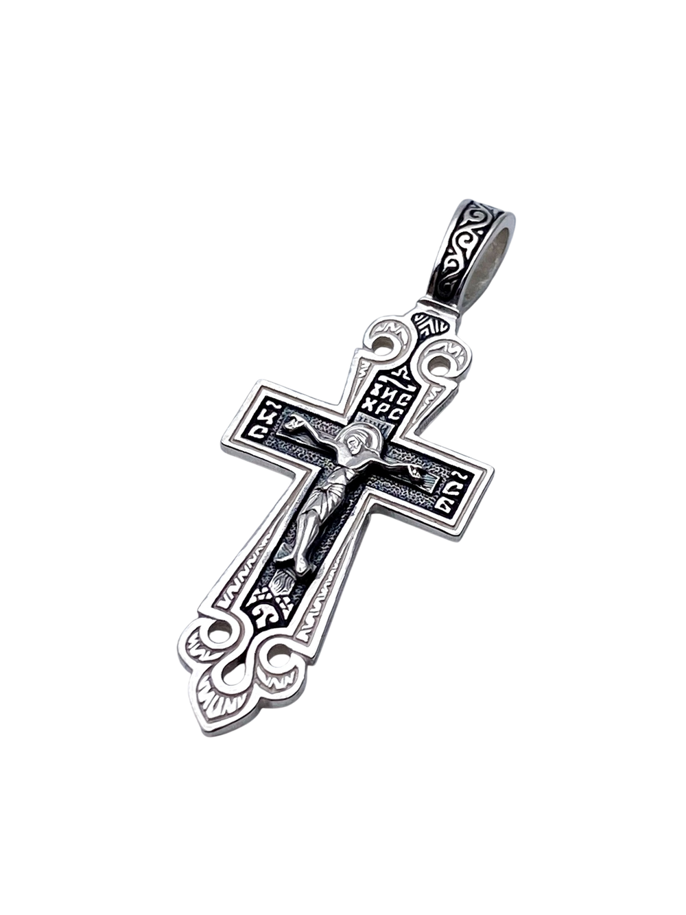 Крест из серебра/Чернение