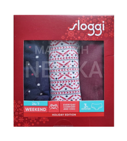 Трусы Sloggi Weekend Hipster 3шт