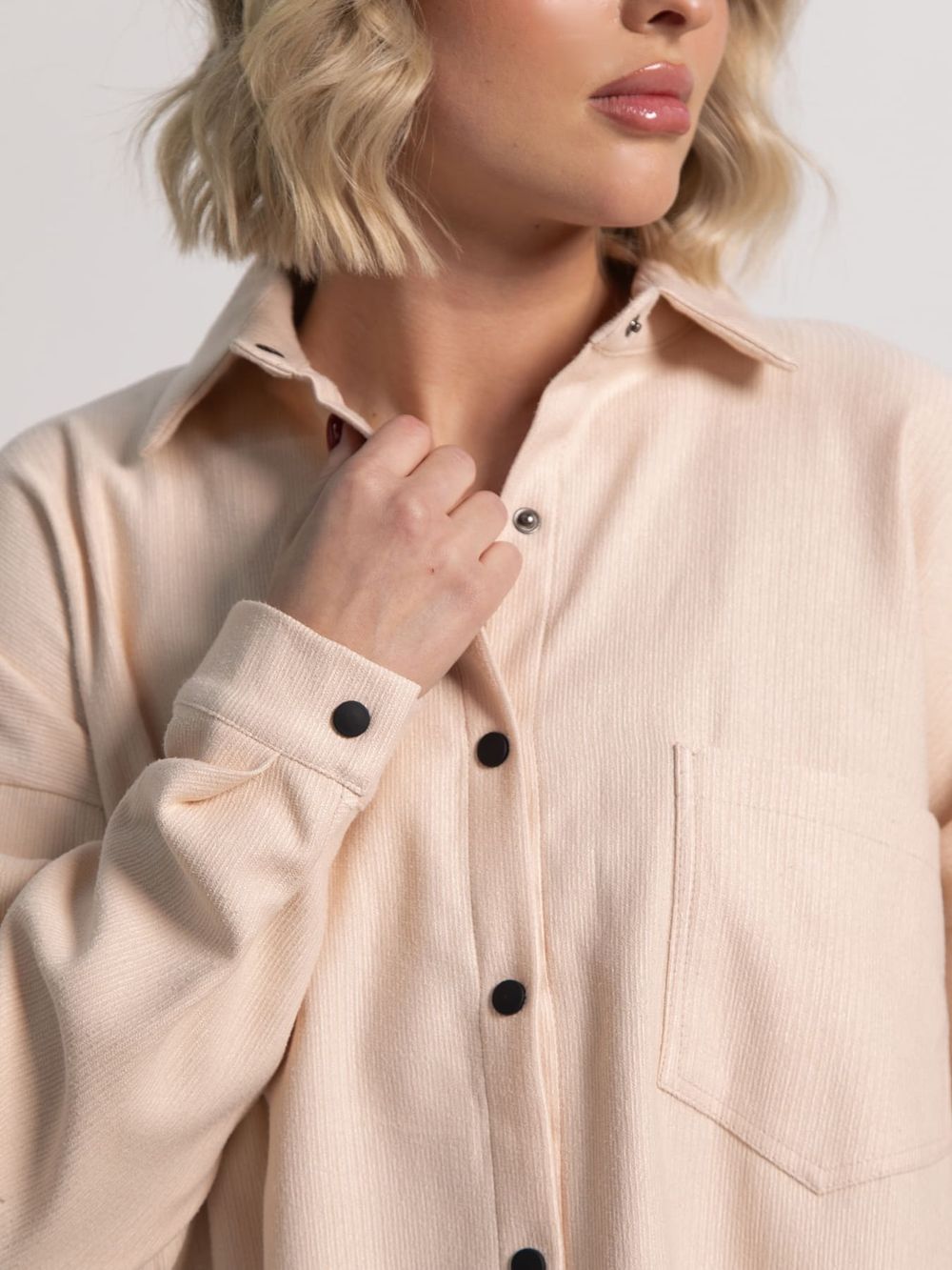 Рубашка Загадочная девушка (бежевая) Б15169-4М LT Collection