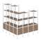 Лофт Угловой внешний стеллаж наборный VR.L-55  1694*1694*1869