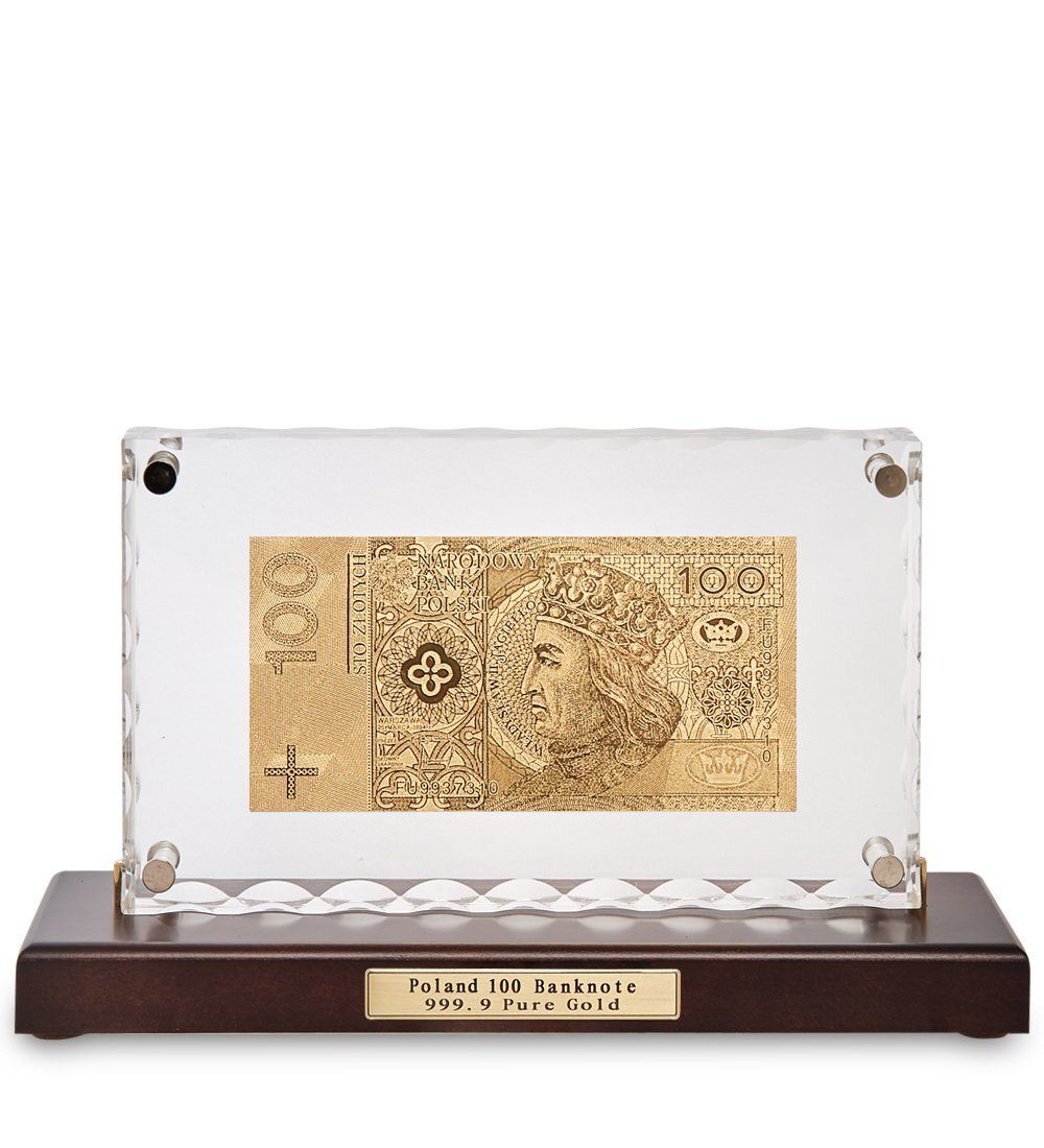 Gold Leaf HB-123 «Банкнота 100 Zlt (злотых) Польша»