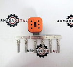 Разъем гнездевой серии DEUTSCH DT 6-ти контактный | DT06-6S | Аналог