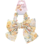 Резинка для волос «ПЕРСЕЯ», пионы, микс 4 цвета, d-8,5см (подвес Кокетка Единорог)