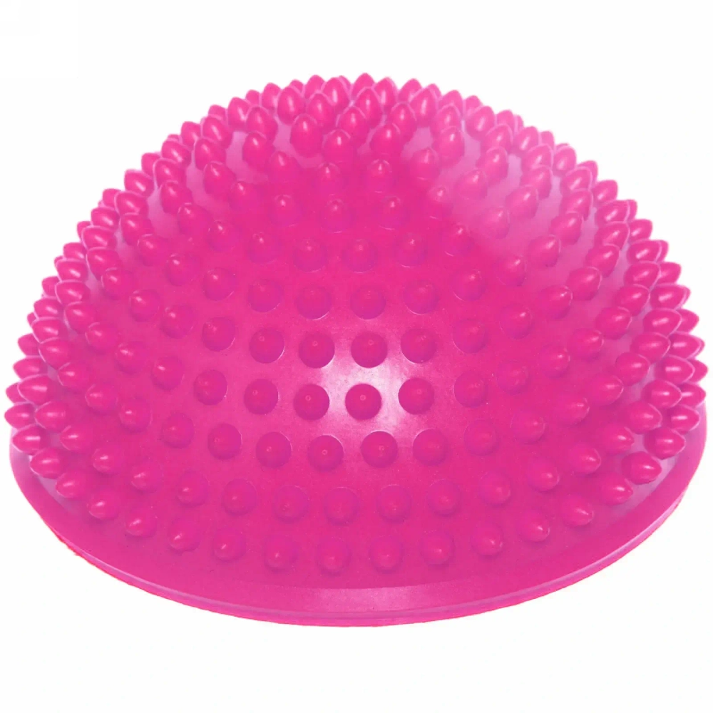 Массажная полусфера «Ежик» d-16 см, розовый