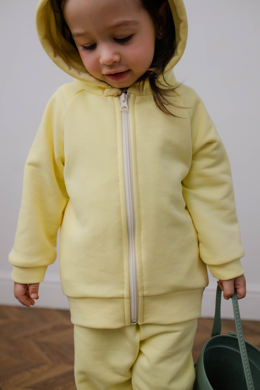 Костюм из футера петля (сливочное масло)