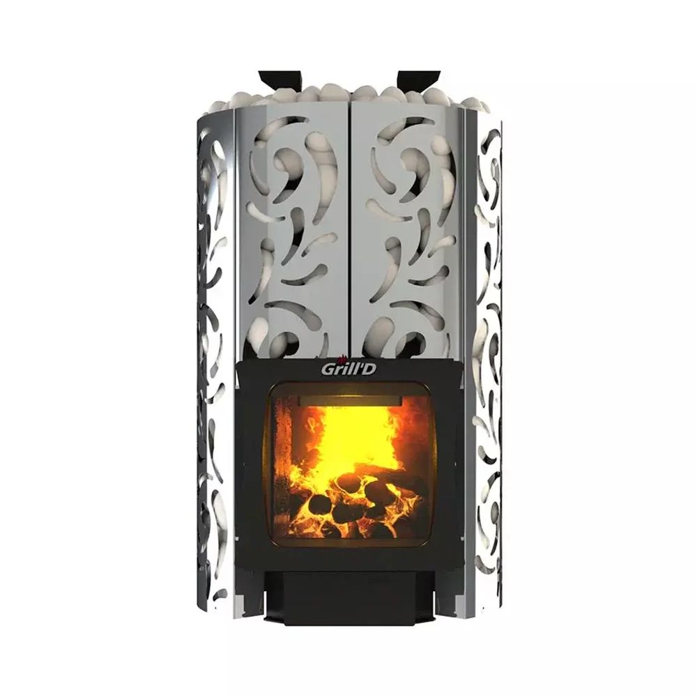 Дровяная банная печь Grill'D Violet 400 Long Max Pro